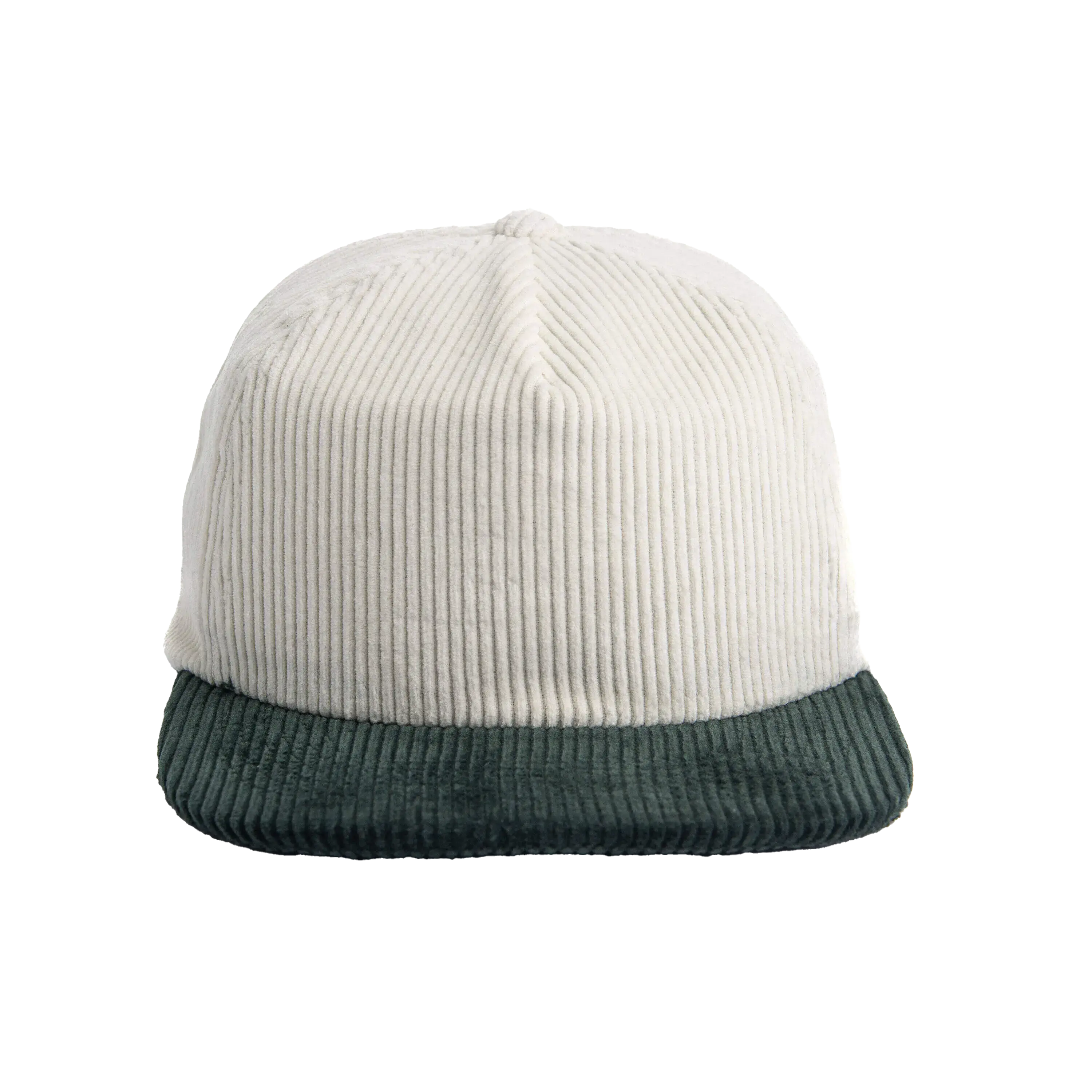 Thick Corduroy Snapback Cap Adjustable One-Size Pinch Front