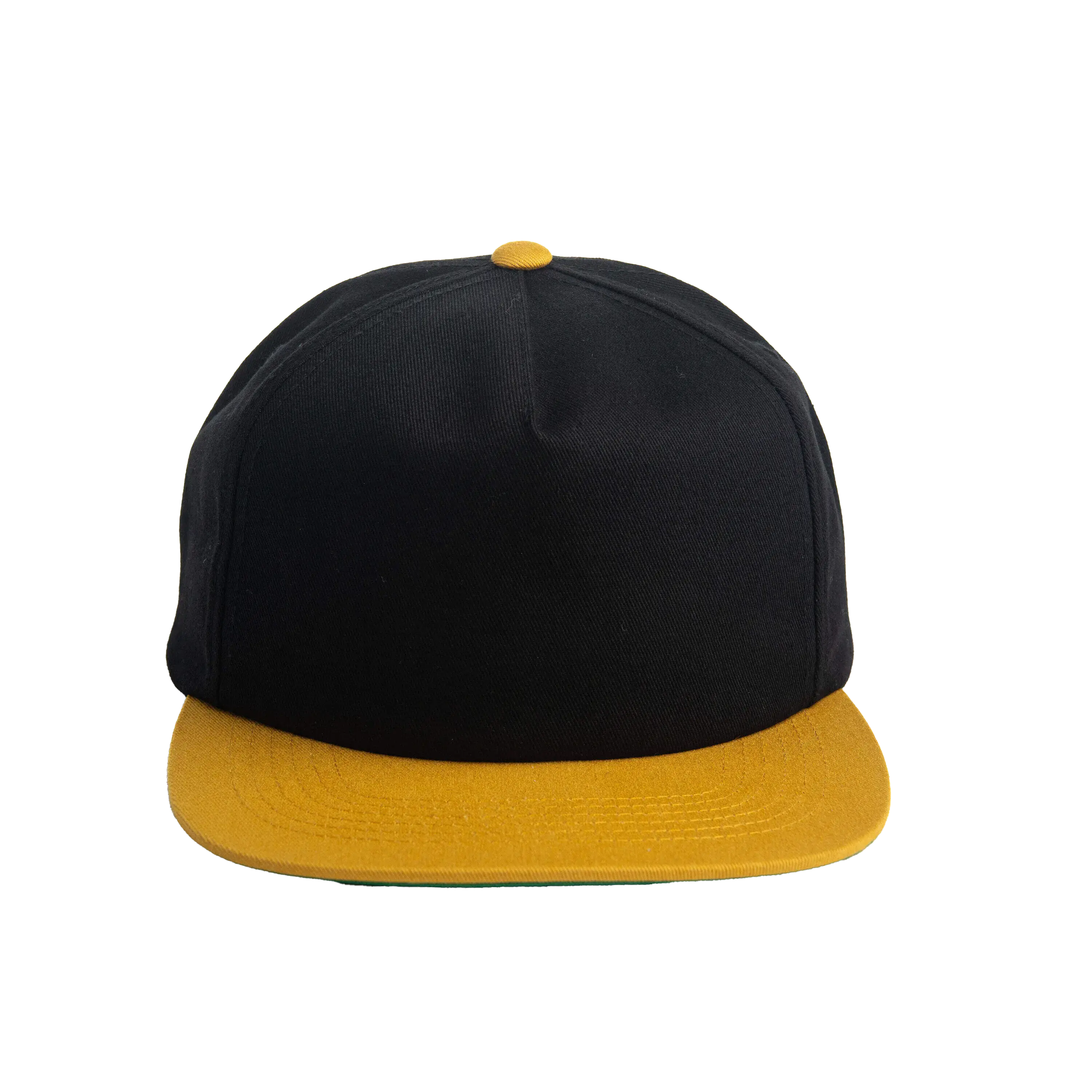 A500GB 5-Panel Oeko-Tex Cotton Snapback Cap with Recycled Green Underbill