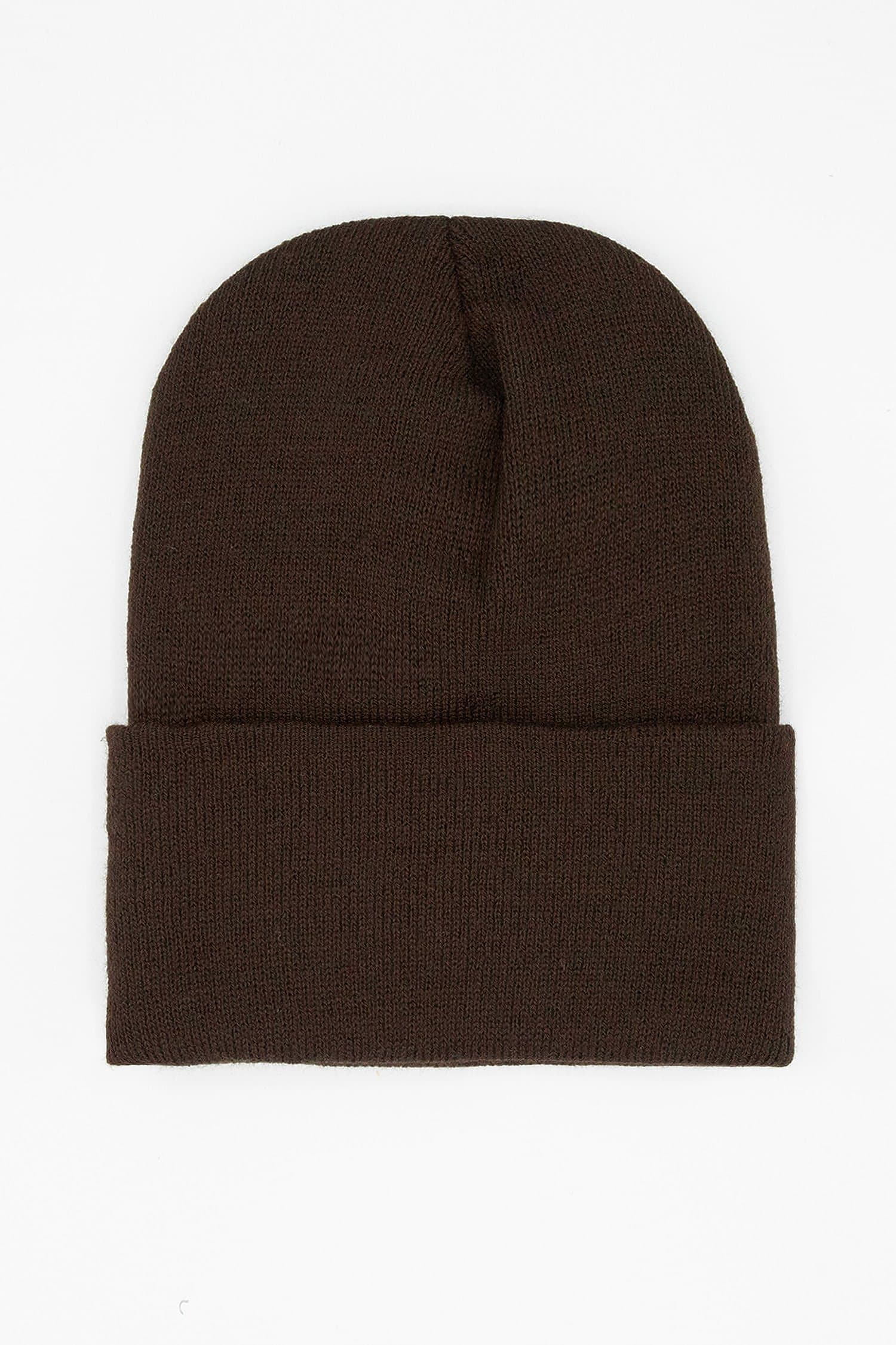 Classic Cuff Beanie Unisex 100% Acrylic Warm Winter Headwear Made in USA