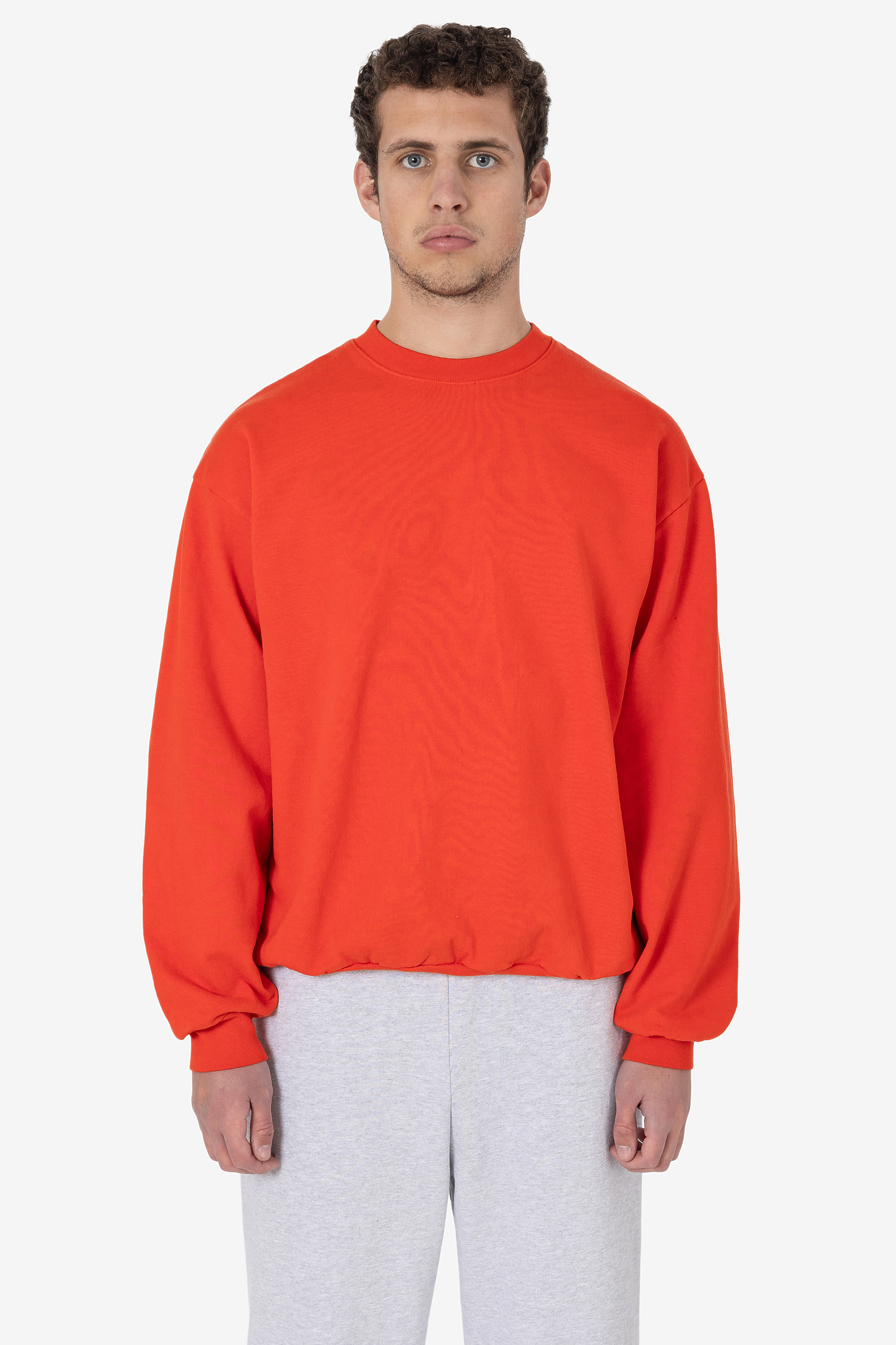 Luxurious 14oz Heavy Fleece Garment Dyed Crewneck Sweatshirt - Soft & Warm