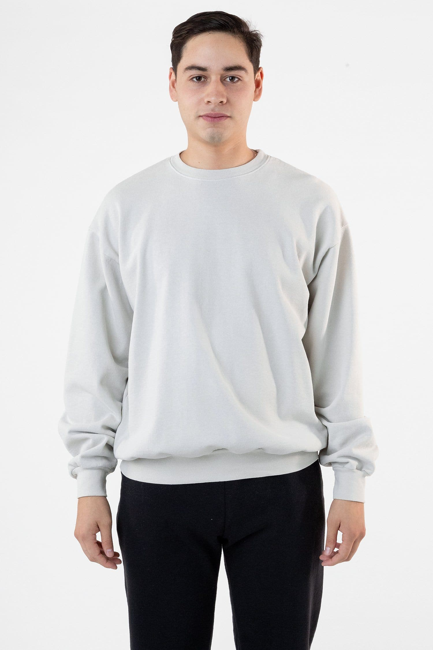 Luxurious 14oz Heavy Fleece Garment Dyed Crewneck Sweatshirt - Soft & Warm