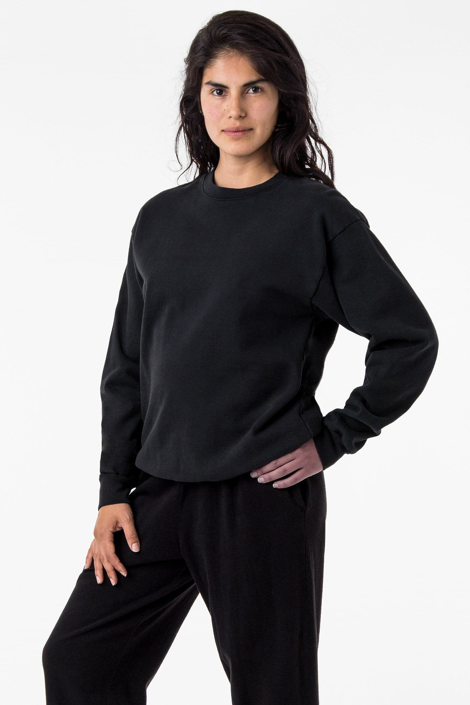 Luxurious 14oz Heavy Fleece Garment Dyed Crewneck Sweatshirt - Soft & Warm