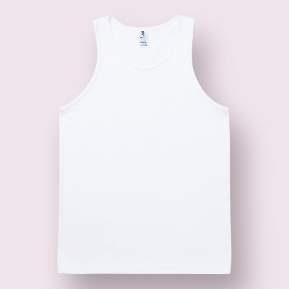 Men's Heavyweight 100% Open-End Cotton Classic Fit Tank Top Durable