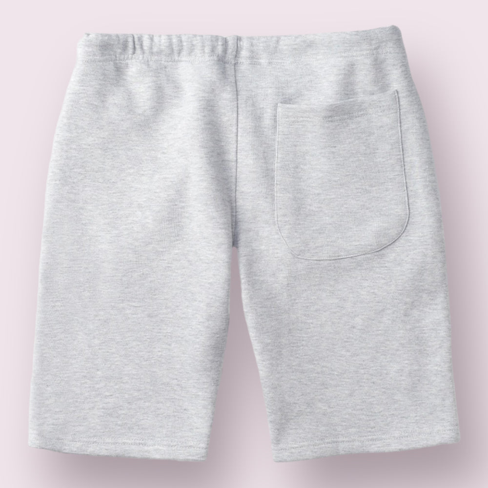 Heavyweight 3-End Fleece Drop-Crotch Combed Cotton Shorts with Drawcords