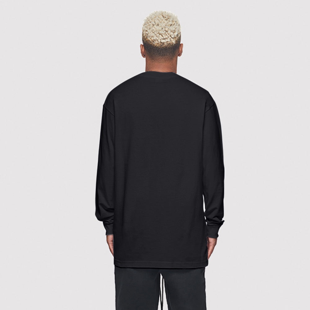 Luxe Diamond Weight 9oz Combed Cotton Long Sleeve Tee