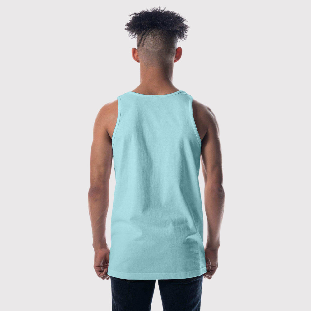 Men's Heavyweight 100% Open-End Cotton Classic Fit Tank Top Durable