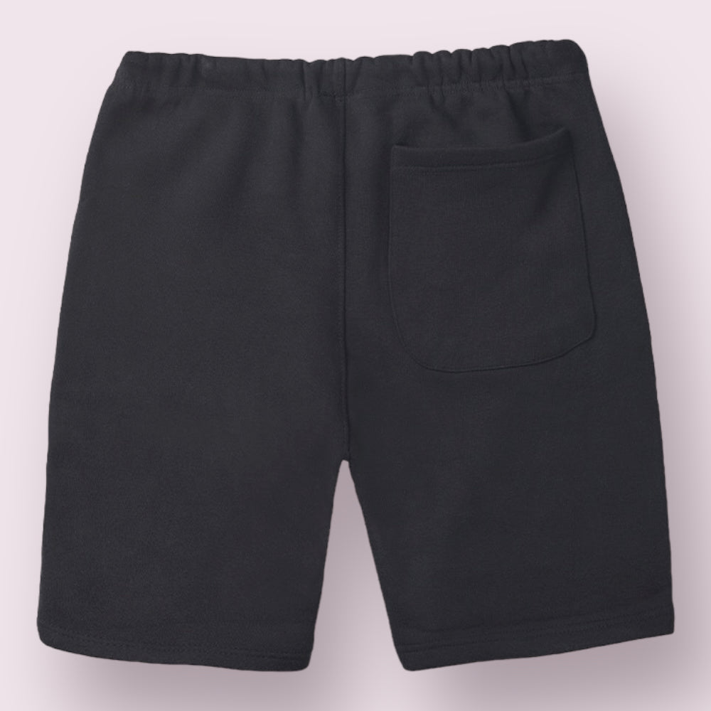 Heavyweight 3-End Fleece Drop-Crotch Combed Cotton Shorts with Drawcords