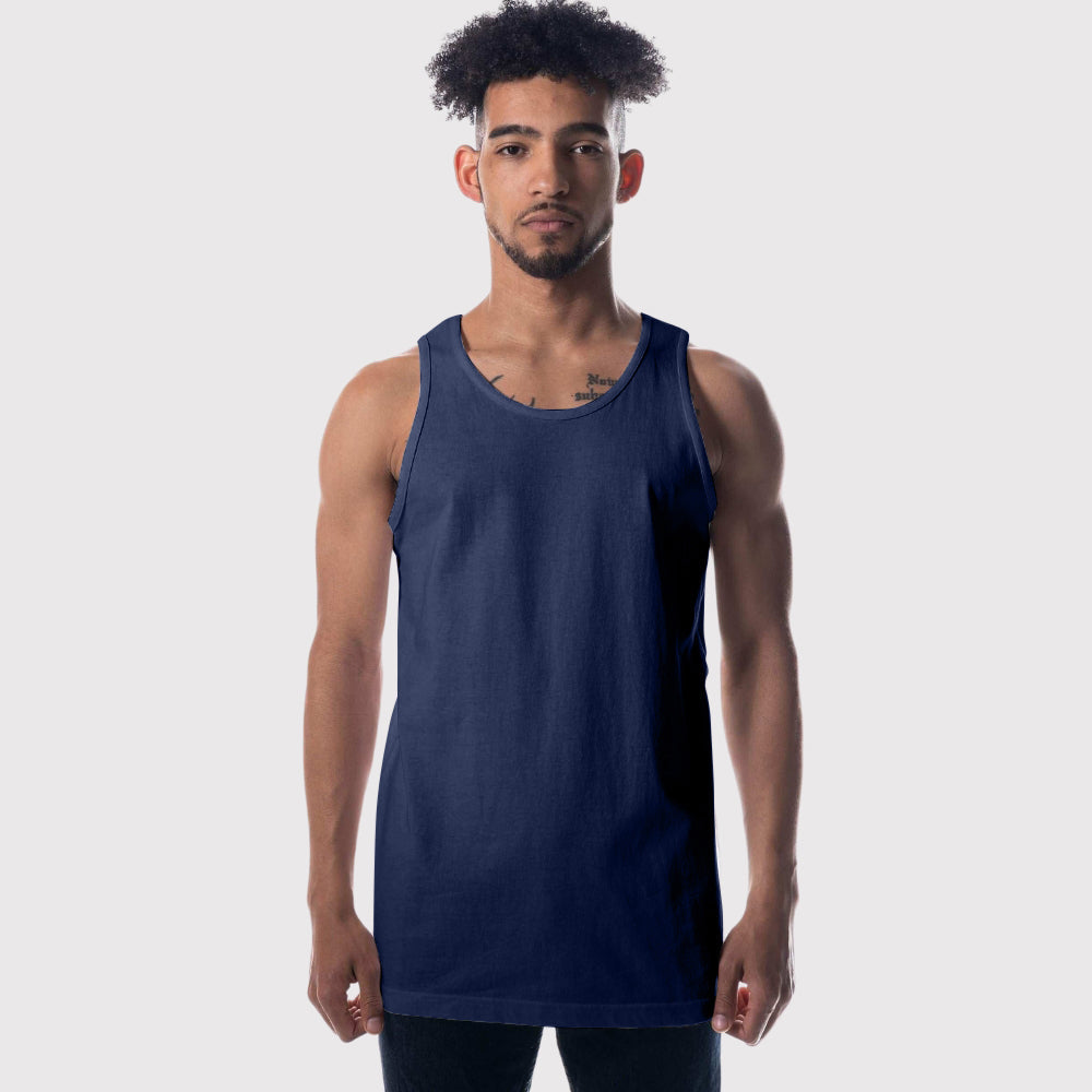 Men's Heavyweight 100% Open-End Cotton Classic Fit Tank Top Durable