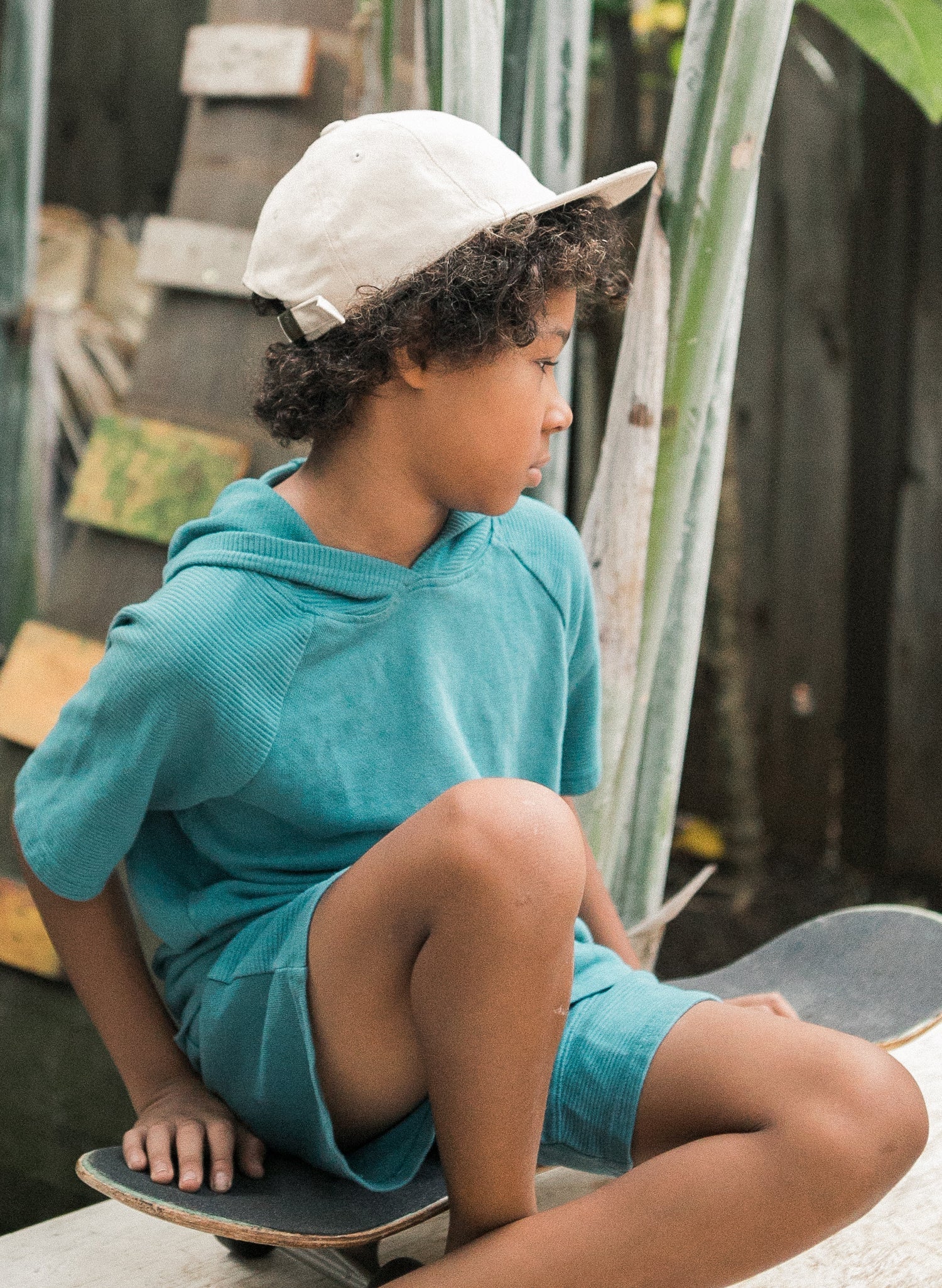 Kids Brushed Cotton Twill Field Trip Hat Adjustable Strapback