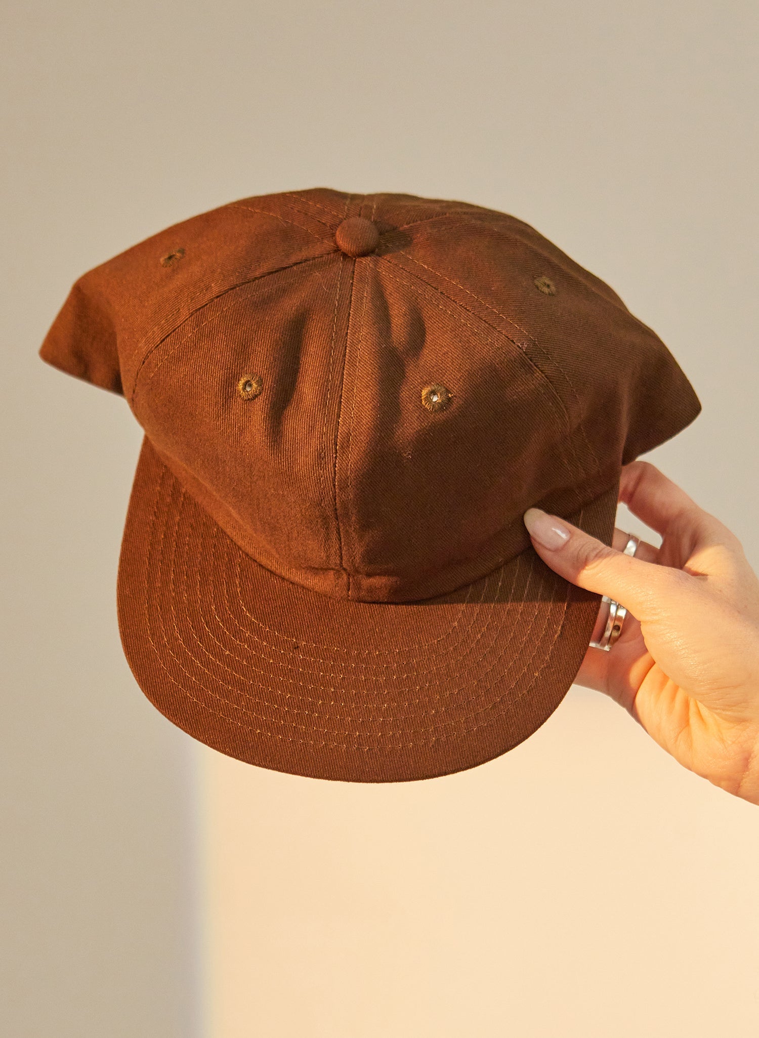 Unstructured Low-Profile Brushed Cotton Twill Adjustable Strapback Hat