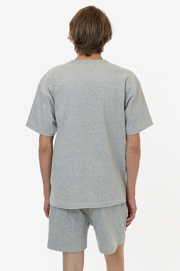 Premium Heavyweight 8.0oz Short Sleeve Mock Twist Crew Neck T-Shirt