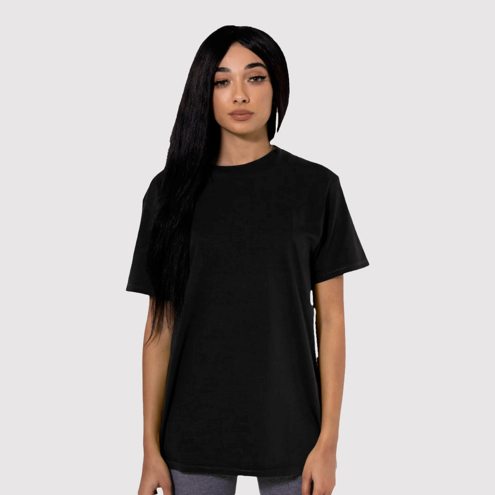 TS4300 Combed Ring-Spun Unisex Lightweight 4.3oz Tee Black White