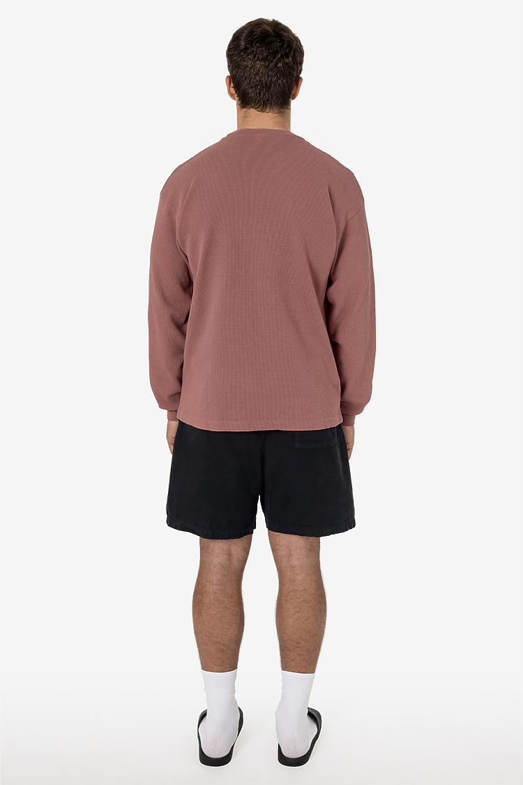 Unisex Lightweight Micro Canvas Shorts with Drawcord, Pockets, Pre-Washed Comfort