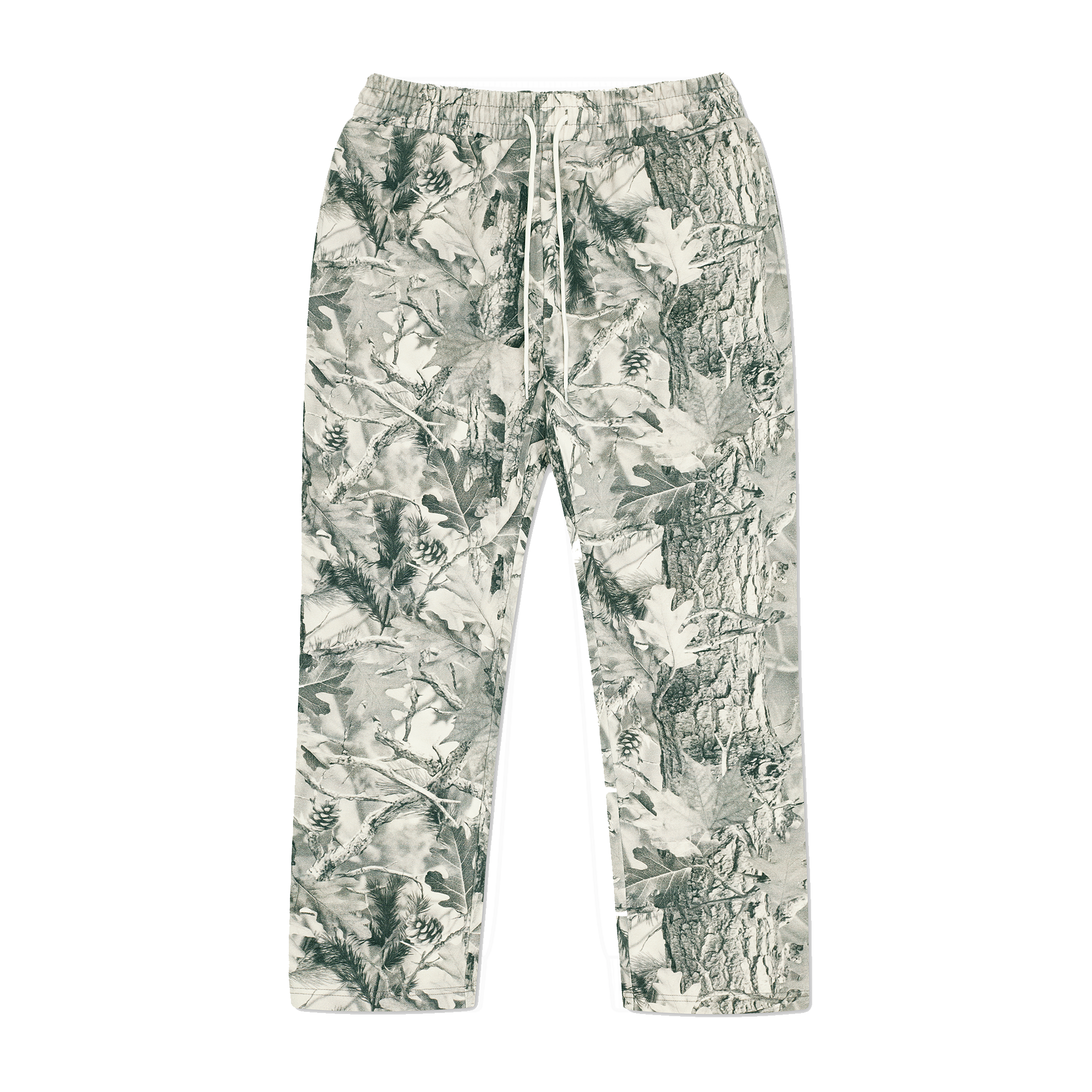 12.5 oz Midweight Camo Sweatpants with Elastic Waist and Drawcord