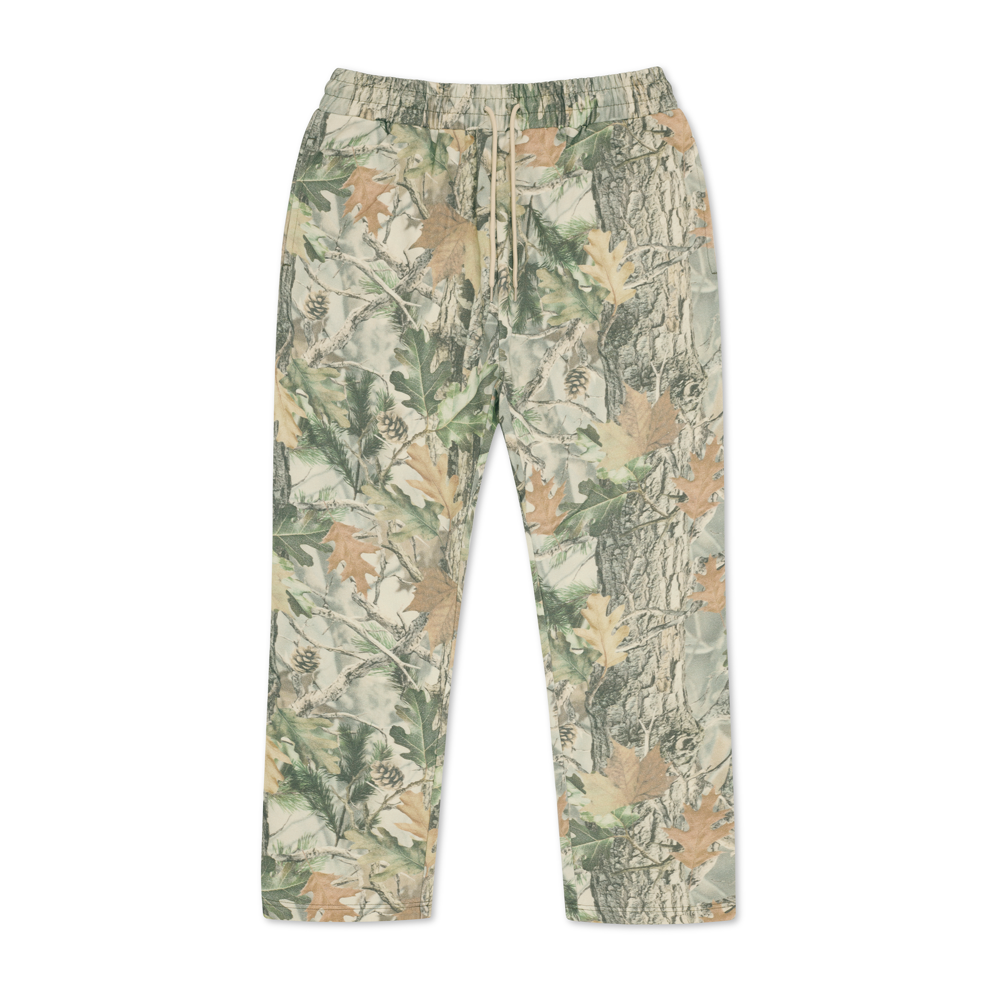 12.5 oz Midweight Camo Sweatpants with Elastic Waist and Drawcord