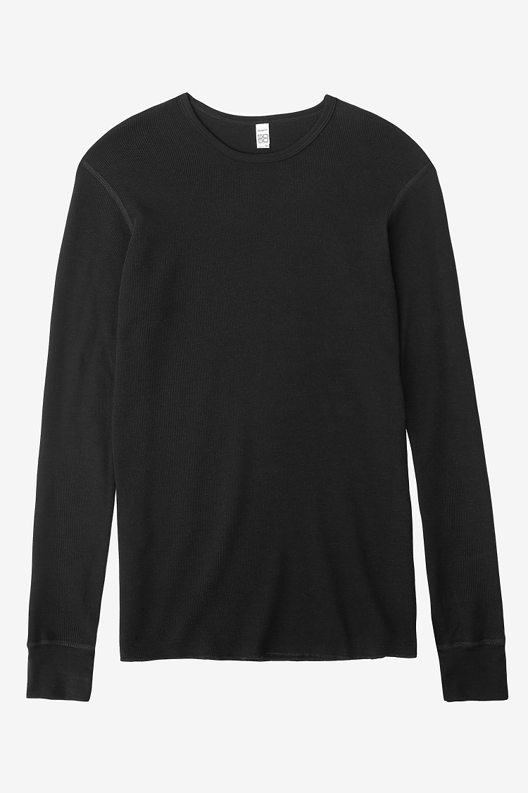 Unisex 5 oz Poly-Cotton Long Sleeve Baby Thermal Shirt T407