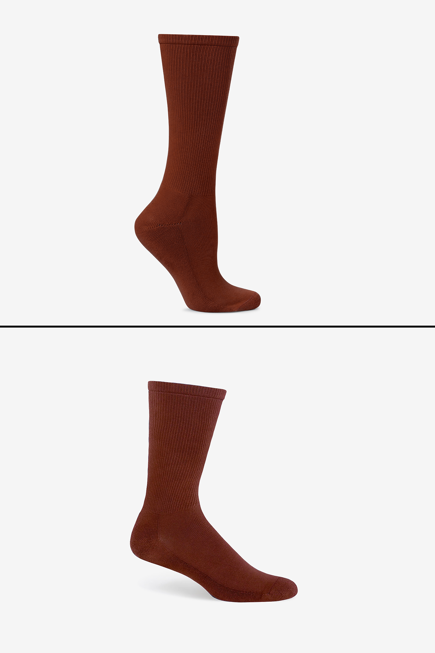 Premium Unisex Crew Socks with Cushion, Rib, Y-Gusset for Lasting Comfort