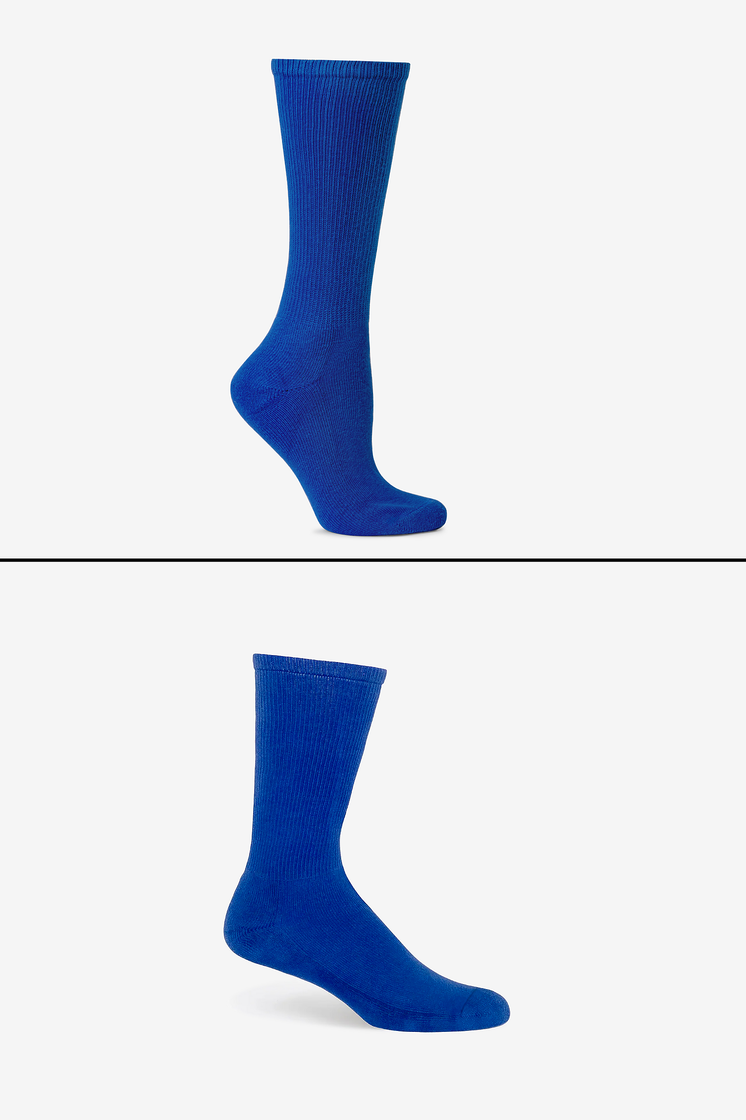 Premium Unisex Crew Socks with Cushion, Rib, Y-Gusset for Lasting Comfort