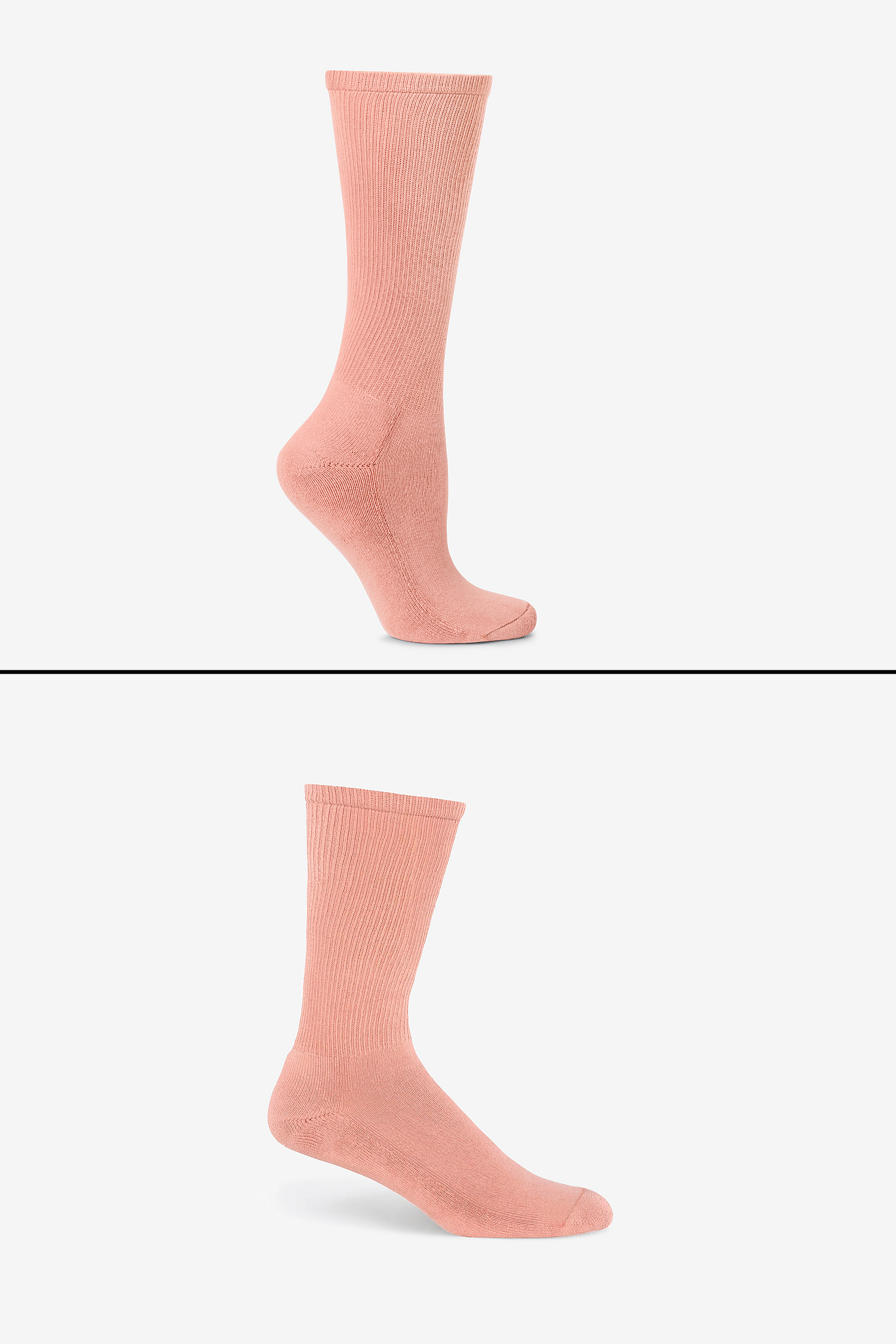 Premium Unisex Crew Socks with Cushion, Rib, Y-Gusset for Lasting Comfort