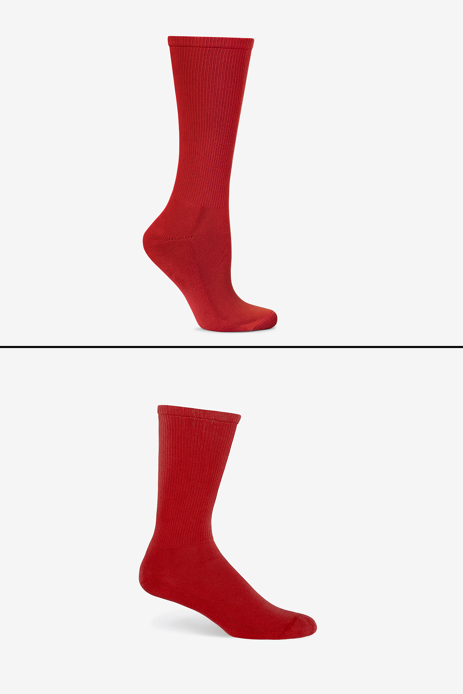 Premium Unisex Crew Socks with Cushion, Rib, Y-Gusset for Lasting Comfort