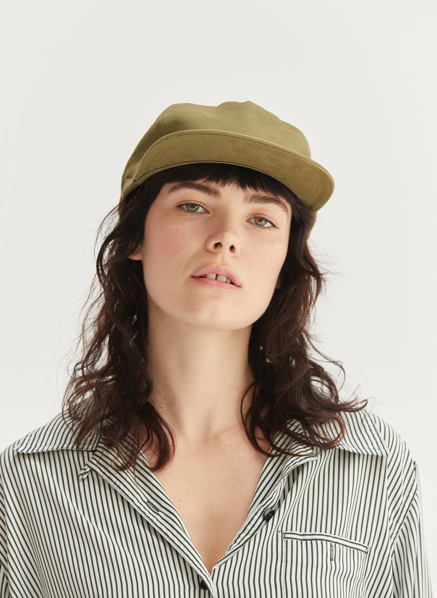 Brushed Cotton 5-Panel Field Trip Snapback Hat Adjustable Snapback Closure
