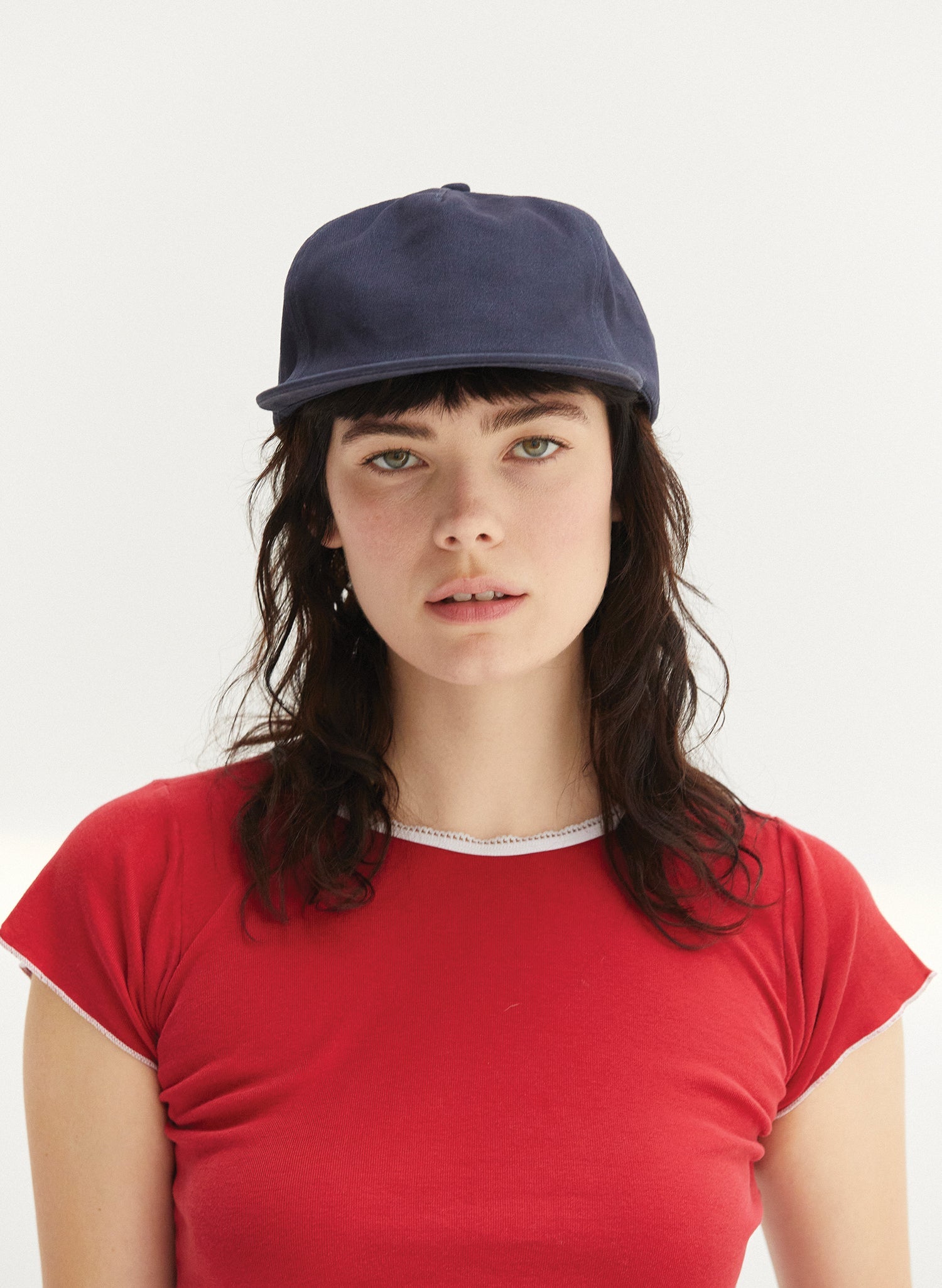Brushed Cotton 5-Panel Field Trip Snapback Hat Adjustable Closure