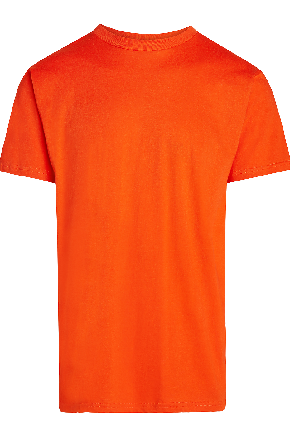 Premium Ringspun Cotton Crew Neck Short Sleeve Tee, Pre-Shrunk