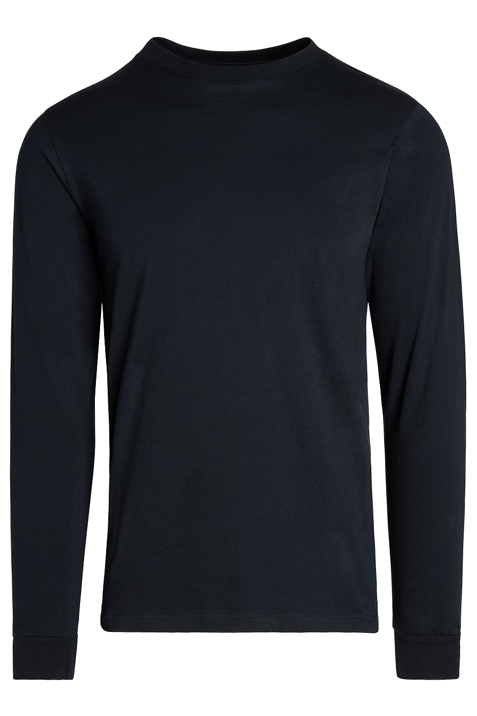 Premium Long Sleeve Crew Neck Tee 100% Ringspun Combed Cotton