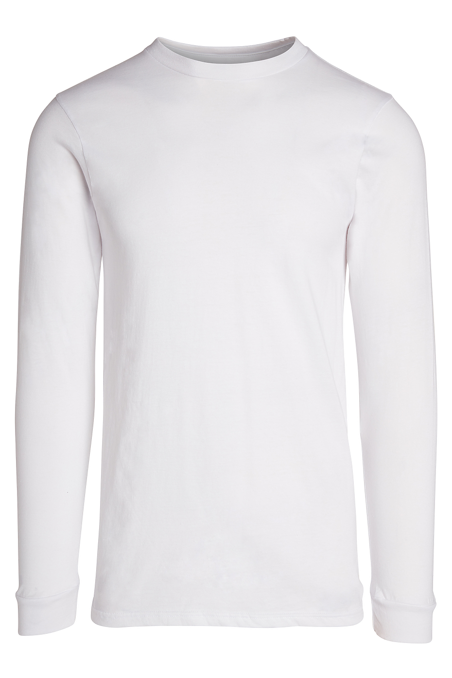 Premium Long Sleeve Crew Neck Tee 100% Ringspun Combed Cotton