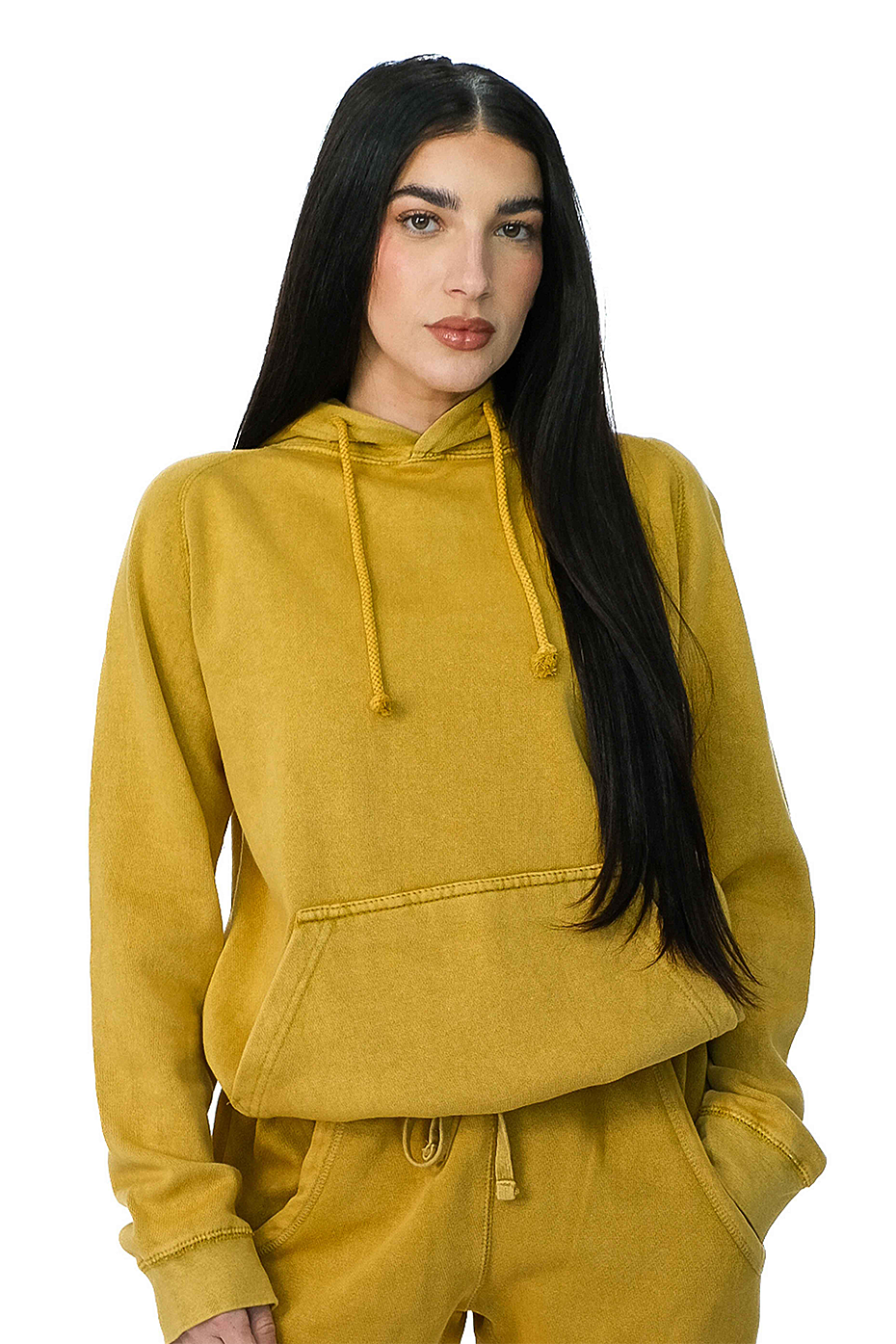 Vintage Mineral Washed Hoodie Soft 80% Cotton Blend Fleece